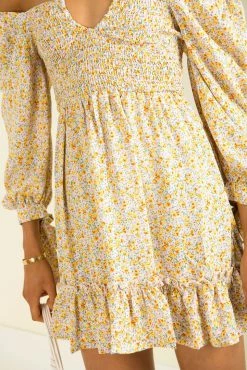 Sundae Muse DRESSES Tory Dress / Yellow Floral