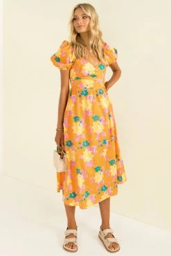 Sundae Muse DRESSES Cameron Dress / Orange