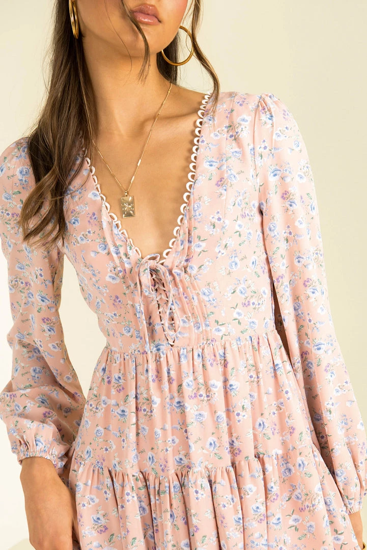 Sundae Muse Rachel Dress / Pink Floral DRESSES 5 Sundae Muse Rachel Dress / Pink Floral DRESSES