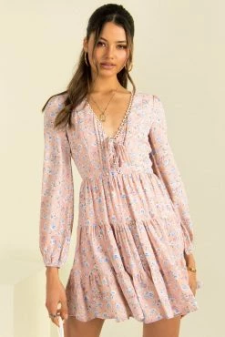 Sundae Muse Rachel Dress / Pink Floral DRESSES