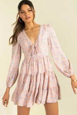 Sundae Muse Rachel Dress / Pink Floral DRESSES