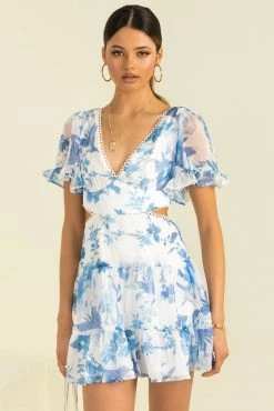 Sundae Muse DRESSES Alora Dress / Blue Floral
