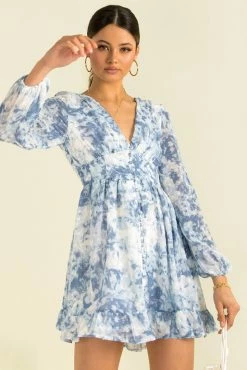Sundae Muse Rita Dress / Blue DRESSES