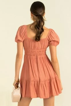 Sundae Muse Shelly Dress / Rose DRESSES