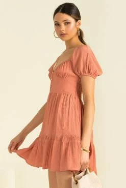 Sundae Muse Shelly Dress / Rose DRESSES