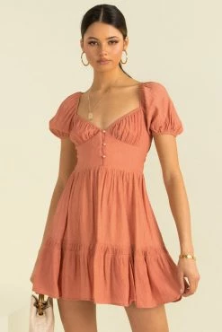 Sundae Muse Shelly Dress / Rose DRESSES