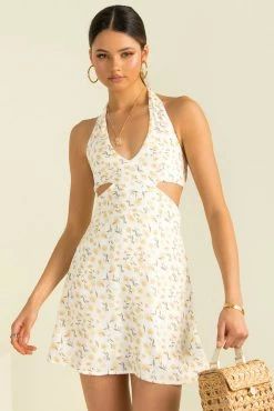 Sundae Muse DRESSES Cassia Dress / Yellow Floral