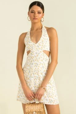 Sundae Muse DRESSES Cassia Dress / Yellow Floral