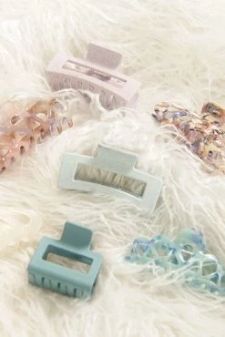 Sundae Muse Accessories Speckled Claw Clip / Blue