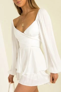 Sundae Muse Nila Playsuit / White