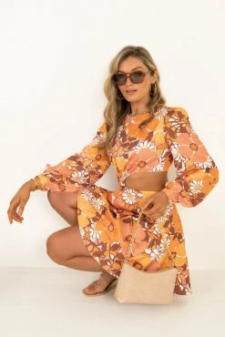 Sundae Muse DRESSES Mia Dress / Orange