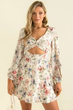 Sundae Muse Mala Dress / White Floral New Arrivals