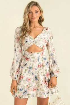 Sundae Muse Mala Dress / White Floral New Arrivals