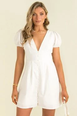 Sundae Muse Regan Dress / White DRESSES
