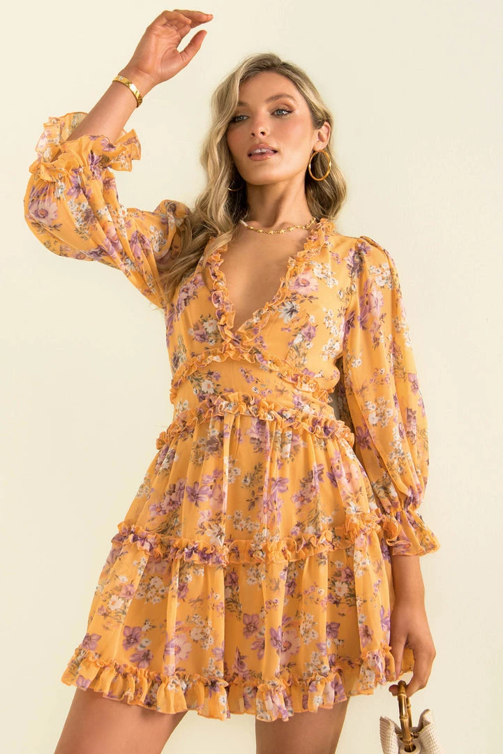 Sundae Muse Felicity Dress / Apricot DRESSES 7 Sundae Muse Felicity Dress / Apricot DRESSES
