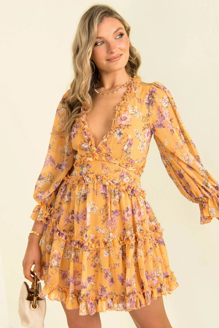 Sundae Muse Felicity Dress / Apricot DRESSES 14 Sundae Muse Felicity Dress / Apricot DRESSES