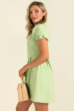 Sundae Muse Regan Dress / Lime DRESSES