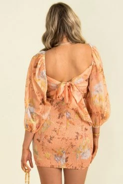 Sundae Muse Luanna Dress / Apricot DRESSES