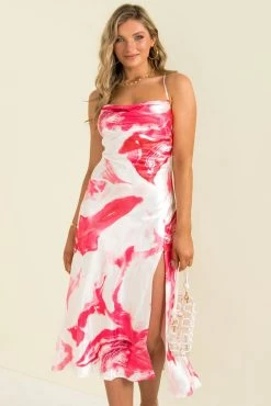 Sundae Muse DRESSES Portia Dress / Hot Pink