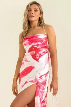Sundae Muse DRESSES Portia Dress / Hot Pink