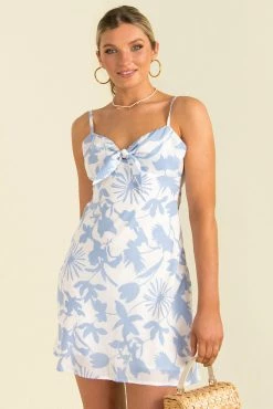 Sundae Muse Liza Dress / Blue Floral 19 Sundae Muse Liza Dress / Blue Floral