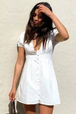 Sundae Muse Regan Dress / White DRESSES