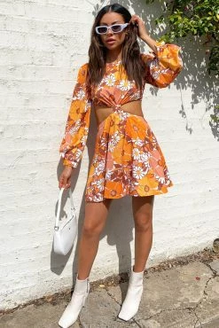 Sundae Muse DRESSES Mia Dress / Orange