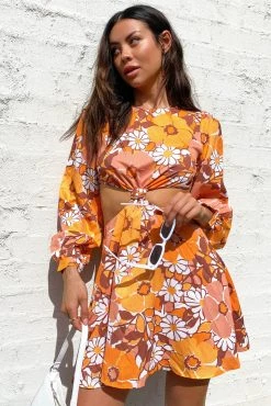 Sundae Muse DRESSES Mia Dress / Orange