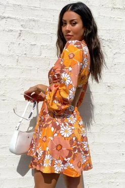 Sundae Muse DRESSES Mia Dress / Orange