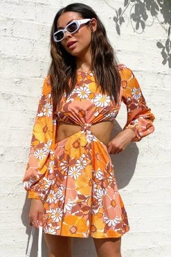 Sundae Muse DRESSES Mia Dress / Orange