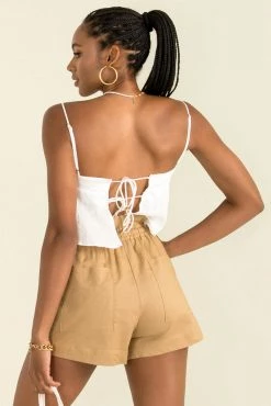 Sundae Muse New Arrivals Samia Top / White