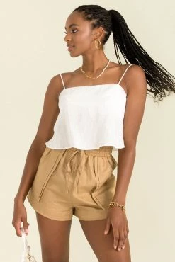 Sundae Muse New Arrivals Samia Top / White