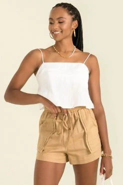 Sundae Muse New Arrivals Samia Top / White