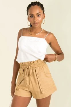 Sundae Muse New Arrivals Samia Top / White