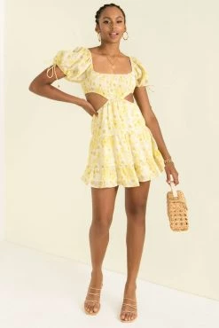 Sundae Muse New Arrivals Sicily Dress / Lemon