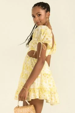 Sundae Muse New Arrivals Sicily Dress / Lemon