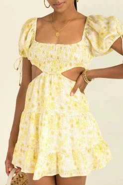Sundae Muse New Arrivals Sicily Dress / Lemon