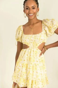 Sundae Muse New Arrivals Sicily Dress / Lemon