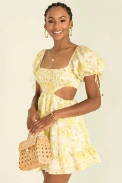 Sundae Muse New Arrivals Sicily Dress / Lemon