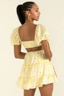 Sundae Muse New Arrivals Sicily Dress / Lemon