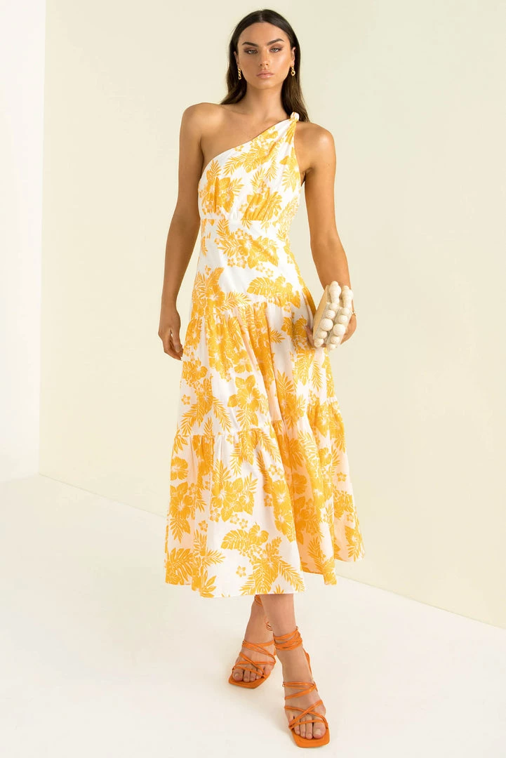 Sundae Muse Sutton Dress / Orange Floral DRESSES 6 Sundae Muse Sutton Dress / Orange Floral DRESSES