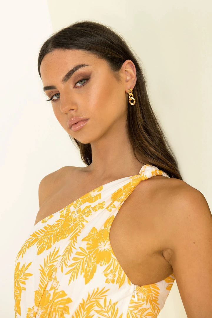 Sundae Muse Sutton Dress / Orange Floral DRESSES 12 Sundae Muse Sutton Dress / Orange Floral DRESSES