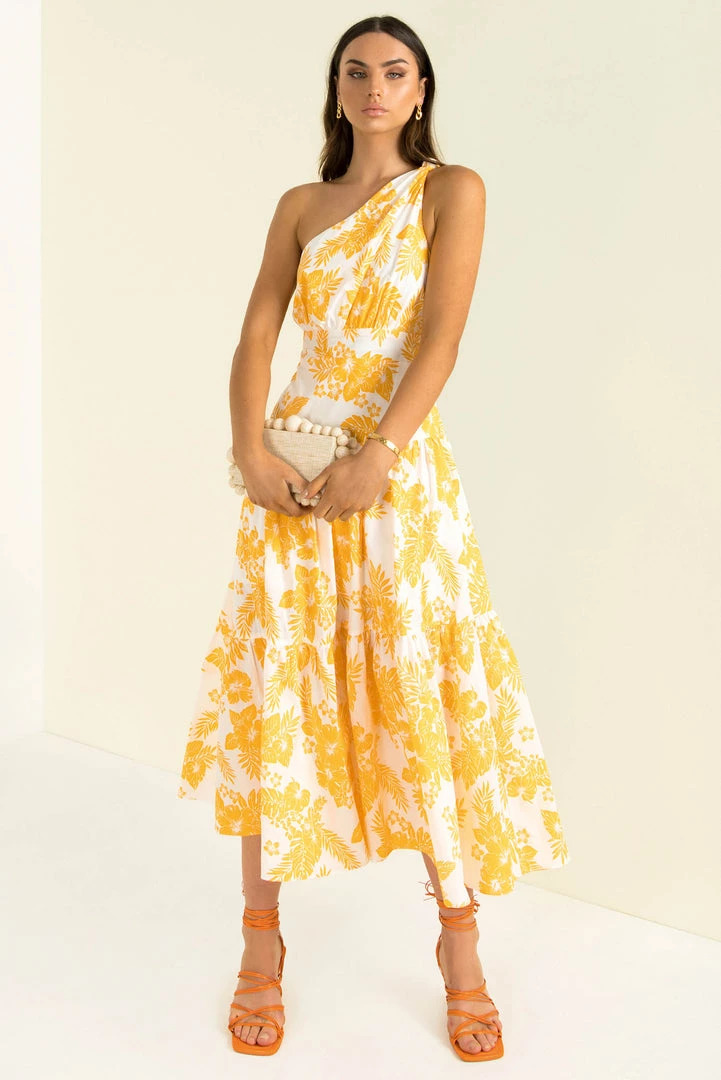 Sundae Muse Sutton Dress / Orange Floral DRESSES 21 Sundae Muse Sutton Dress / Orange Floral DRESSES