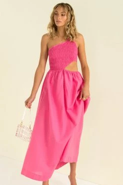 Sundae Muse New Arrivals Asher Dress / Fuchsia