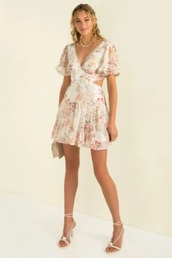 Sundae Muse Alora Dress / White Floral New Arrivals