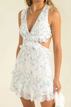 Sundae Muse Adele Dress / Blue Floral 10 Sundae Muse Adele Dress / Blue Floral