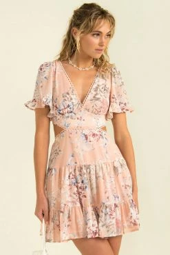 Sundae Muse DRESSES Alora Dress / Pink Floral