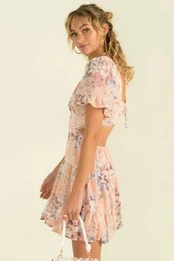 Sundae Muse DRESSES Alora Dress / Pink Floral