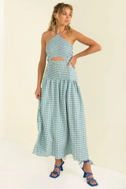 Sundae Muse Mirage Dress / Blue Check