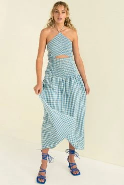 Sundae Muse Mirage Dress / Blue Check